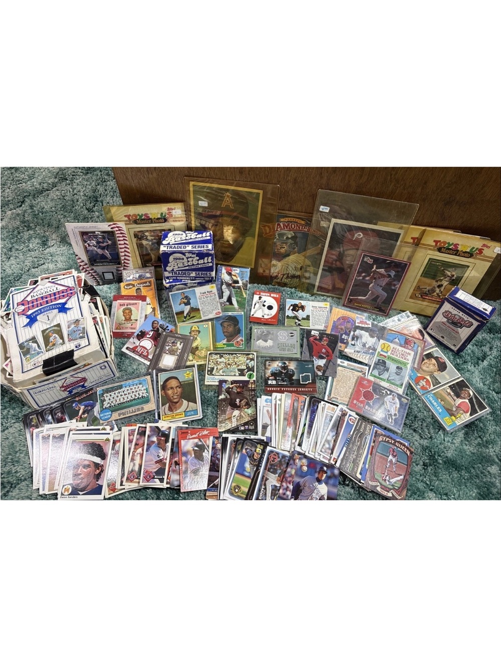 Baseball, football, basketball cards all excellent condition - selling all